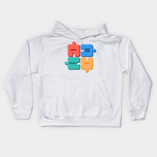 Be a friend to a child with autism Kids Hoodie